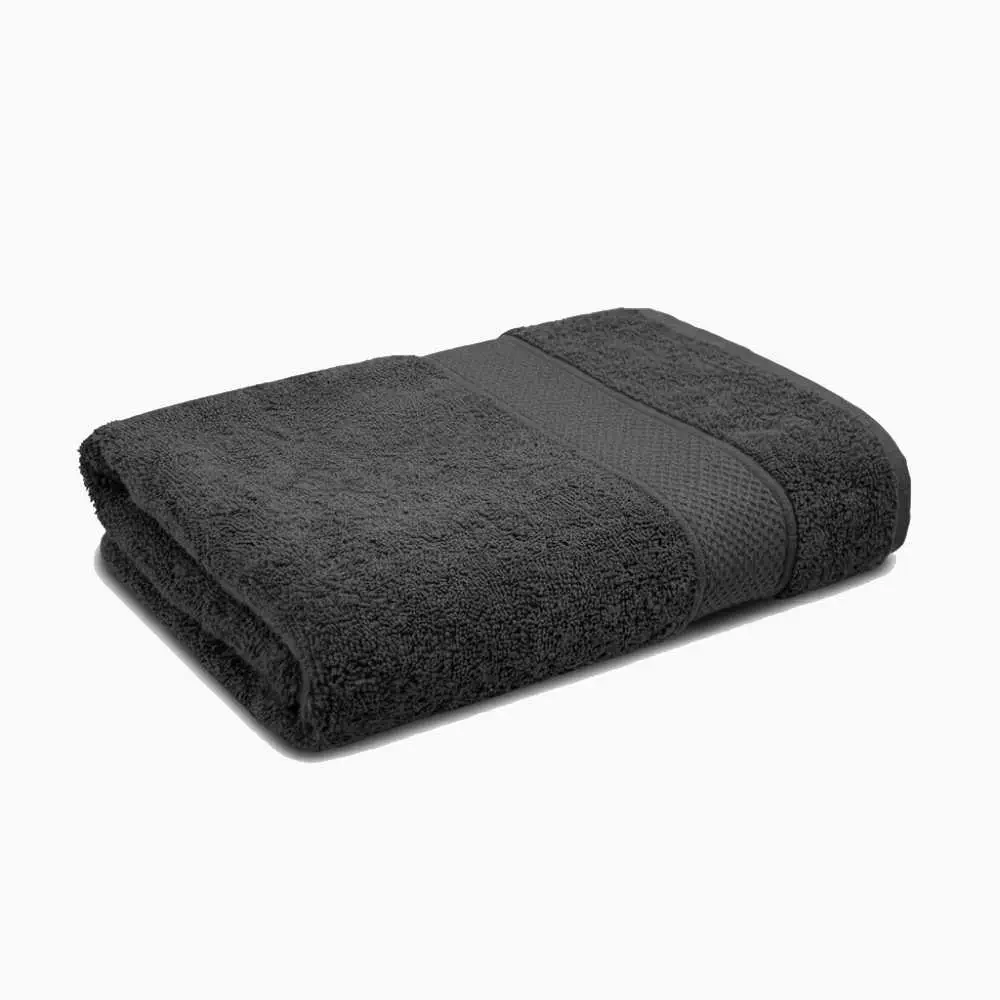 Harry & Bunny Extra Large Bath Towel Charcoal Gray 550 GSM