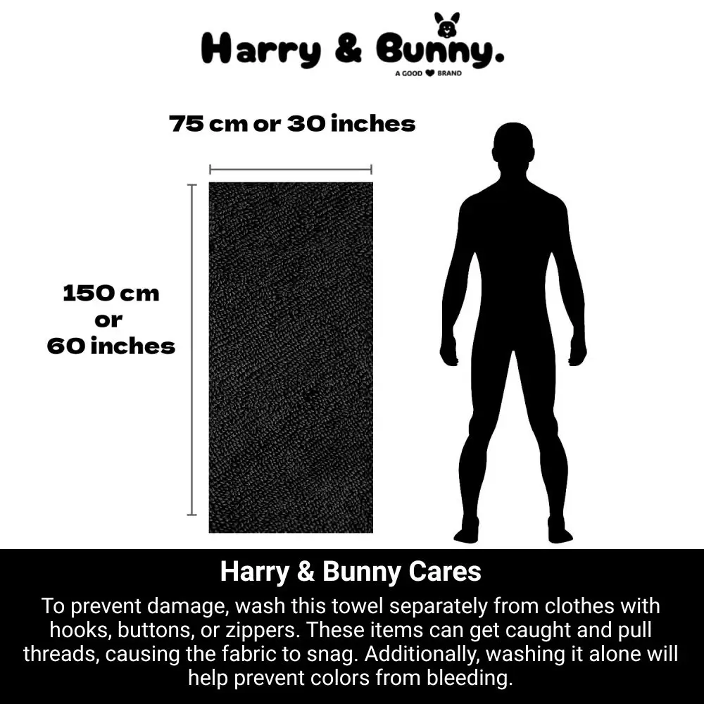 BOPIO Harry & Bunny Towel Product Display